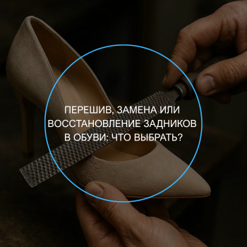 перешив задников обуви