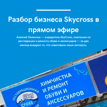 Разбор бизнеса Skycross в прямом эфире